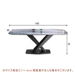 Casaconer | ダイニングテーブル・セラミックテーブル・セラミック天板・おしゃれ・モダン・リビング・ダイニングテーブル単品・幅140・幅160・6人掛け