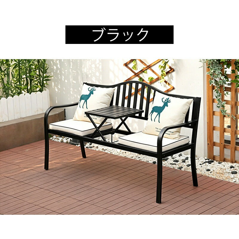 ガーデンベンチ ホワイト 白 テーブルチェア 雨ざらし 庭 屋外 椅子 イス ベンチ アンティーク ガーデンチェア ガーデンベンチ アンティーク調 ホワイト バルコニー テラス 屋外 屋内 ガーデンファニチャー