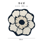 カーペット 洗える おしゃれ 洗濯機 オールシーズン対応 滑り止め ラグ マット ラグマット 100 160 200 3畳 北欧デザイン ラグマット 絨毯 リビング 寝室 子供部屋 床暖房対応 室内用丸型