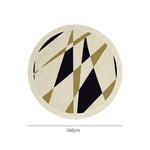 カーペット 洗える おしゃれ 洗濯機 オールシーズン対応 滑り止め ラグ マット ラグマット 100 160 200 3畳 北欧デザイン ラグマット 絨毯 リビング 寝室 子供部屋 床暖房対応 室内用丸型