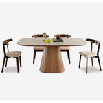 Casaconer | ダイニングテーブル・セラミックテーブル・セラミック天板・脚木製・シンプル・韓国風・幅140・4人掛け・幅160・6人掛け