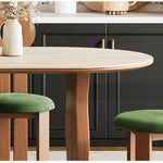 Casaconer | ダイニングテーブル・セラミックテーブル・セラミック天板・脚木製・シンプル・韓国風・幅140・4人掛け・幅160・6人掛け