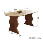 Casaconer | ダイニングテーブル・セラミックテーブル・セラミック天板・脚木製・シンプル・韓国風・幅140・4人掛け・幅160・6人掛け