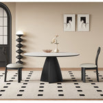 丸テーブル,ダイニングテーブル,2人掛け,4人掛け,食卓,カフェ風,おしゃれ,セラミック,モダン,日々の暮らしを引き立てる