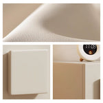 Casaconer | ナイトテーブル・レザー張り・おしゃれ・北欧・スリム・サイドテーブル・収納・ベッド