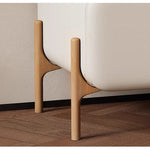 Casaconer | ナイトテーブル・レザー張り・おしゃれ・北欧・スリム・サイドテーブル・収納・ベッド