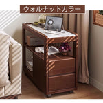 サイドワゴン キャスター付き おしゃれ サイドデスク デスクワゴン 3段 北欧 ヴィンテージ デスク 収納 A4サイズ ワゴン デスク下 キッチンワゴン スリム キッチン収納 ファイルラック サイドラック ワークサポートワゴン