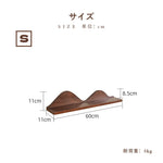 Casaconer | ウォールラック・木製・天然木・ナチュラル・北欧・シンプル・おしゃれ・収納・玄関