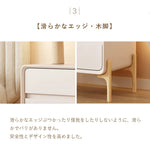 Casaconer | サイドテーブル・おしゃれ・北欧・収納・ナイトテーブル・スリム・引き出し・ベッドサイド