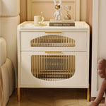 サイドテーブル,ナイトテーブル,収納,ベットサイドテーブル,寝室,ベッドルーム,ライトリュクス,おしゃれ,ホワイト