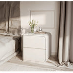 サイドテーブル,ナイトテーブル,収納,ベットサイドテーブル,寝室,ベッドルーム,フェミニン,韓国風,クリーム