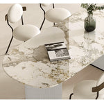 ダイニングテーブル・セラミック・セラミック天板・北欧・韓国・モダン・リビングテーブル・一人暮らし・6人掛け