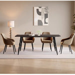 Casaconer | ダイニングテーブル・セラミックテーブル・セラミック天板・おしゃれ・モダン・リビング・ダイニングテーブル単品・幅120・幅140・幅160・6人掛け