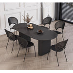 ダイニングテーブル&チェアセット,ダイニングセット2人掛け,4人掛け,6人掛け,食卓,食事テーブル,モダン,セラミック,モダン,シックゆったり食事タイム