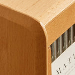 Casaconer | ほぼ完成品・脚の取り付けが必要・ナイトテーブル・サイドテーブル・ベッドサイドチェスト・ベッドサイド・木製・収納・おしゃれ・コンセント・引き出し・シンプル・モダン・ナチュラル・寝室収納・読書・スリム・コンパクト・ダークブラウン・ナチュラル