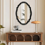 鏡 壁掛け ウォールミラー 北欧 ミラー 洗面台 おしゃれ 全身 姿見 壁掛け鏡 全身鏡 壁掛けミラー 丸 丸型 玄関 トイレアンティーク 大型 大きい 飛散防止 洗面所 洗面鏡 賃貸 軽量 韓国