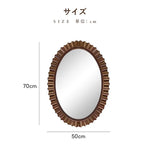 鏡 壁掛け 洗面鏡 ウォールミラー おしゃれ 壁掛けミラー 丸い 玄関 洗面台 トイレ 寝室 丸形 風水 かがみ 50/60cm ミラー 開運 化粧 新築 北欧 飛散防止加工 インテリア 丸い かがみ ギフト プレゼント