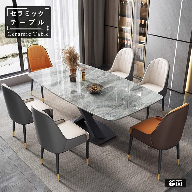 ダイニングテーブル・セラミック・幅120cm/幅140cm/幅160cm/幅180cm・2人掛け/4人掛け/6人掛け・5年保証