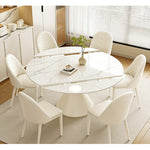 ダイニングテーブル・セラミック・回転伸長式・伸縮ダイニングテーブル・丸・2人掛け/4人掛け/6人掛け・5年保証