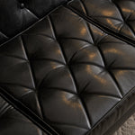 Casaconer | ソファ・2人掛け・ハイバック・レザー・ローソファ・おしゃれ・北欧・シンプル・モダン・ブラック・コンパクト・リビングソファ・合皮・7日内出荷