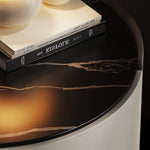 サイドテーブル ベッド ナイトテーブル ベッドサイドテーブル 北欧 キャスター付き 収納 ナイトテーブル コンパクト収納 セラミック 合皮 引き出し ソファ ベッド ソファー 一人暮らし ベッドサイドテーブル