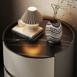 サイドテーブル ベッド ナイトテーブル ベッドサイドテーブル 北欧 キャスター付き 収納 ナイトテーブル コンパクト収納 セラミック 合皮 引き出し ソファ ベッド ソファー 一人暮らし ベッドサイドテーブル