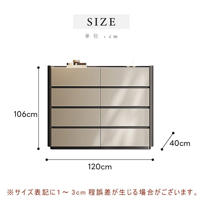 キャビネット おしゃれ 完成品 120 北欧 収納棚 リビングボード セラミック天板 サイドボード 収納ラック リビング収納 ラック 大容量 チェスト リビング キッチン 寝室 シンプル モダン 引き出し