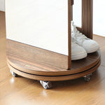 全身鏡 収納 姿見 ハンガーラック ミラー 姿見 ハンガー 帽子 収納家具 コートハンガー ハンガー スタンドミラー 姿見 鏡 玄関 おしゃれ 玄関 飛散防止 木製ハンガー リビング