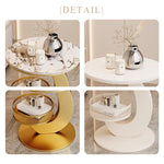 Casaconer | サイドテーブル・セラミック・おしゃれ・北欧・モダン・韓国風・収納・寝室収納・収納ラック・リビング収納