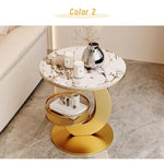 Casaconer | サイドテーブル・セラミック・おしゃれ・北欧・モダン・韓国風・収納・寝室収納・収納ラック・リビング収納