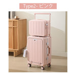 Casaconer | スーツケース・キャリーケース・軽量・静音キャスター・ダブルファスナー・大容量・旅行・出張