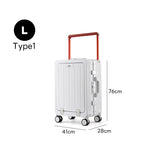 Casaconer | スーツケース・キャリーケース・軽量・静音キャスター・ダブルファスナー・大容量・旅行・出張