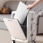 Casaconer | スーツケース・キャリーケース・軽量・静音キャスター・ダブルファスナー・大容量・旅行・出張