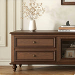 テレビ台 ローボード ほぼ完成品 160 180 TV台 tvボード 収納 コーナー テレビボード テレビラック TVラック ロータイプ 引き出し 脚付き おしゃれ ブラウン 北欧 引き出し