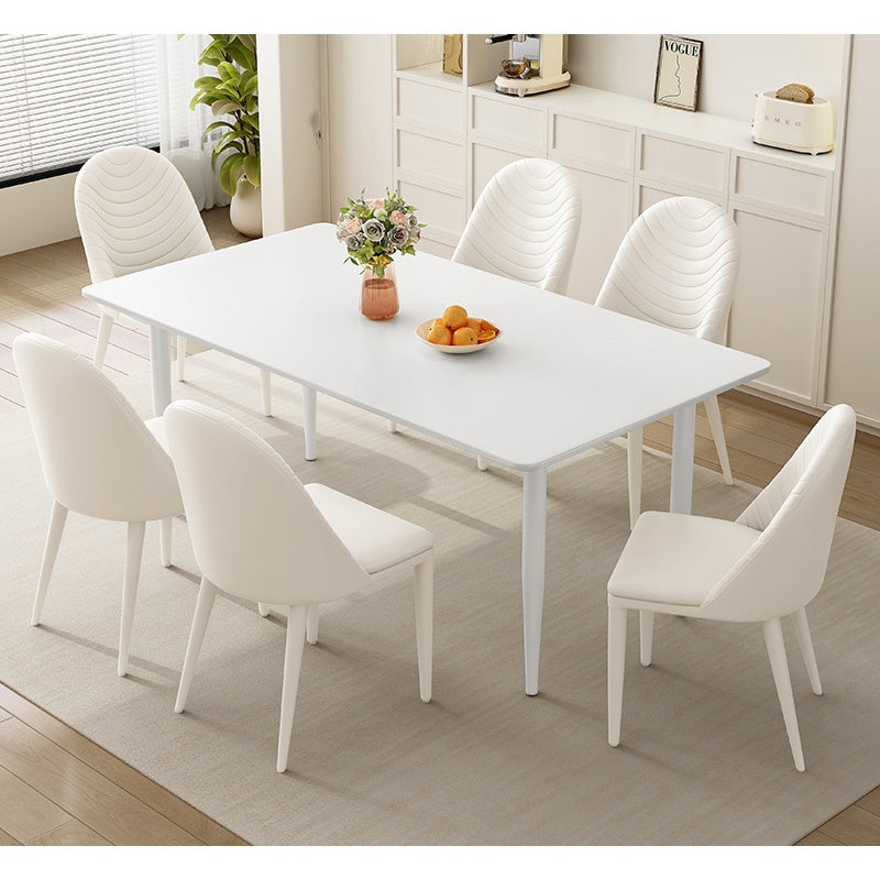 ダイニングテーブル・2人/4人/6人掛け・食卓・食事テーブル・クリーム風・セラミック・1人暮らし・シンプル