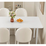 ダイニングテーブル・2人/4人/6人掛け・食卓・食事テーブル・クリーム風・セラミック・1人暮らし・シンプル