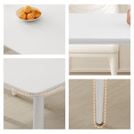 ダイニングテーブル・2人/4人/6人掛け・食卓・食事テーブル・クリーム風・セラミック・1人暮らし・シンプル