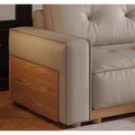 Casaconer | ソファーベッド・レザー・北欧・モダン・おしゃれ・リビングソファー・ダイニングソファー・3人掛け