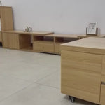 Casaconer | テーブル・ローテーブル・サイドテーブル・センターテーブル・昇降テーブル・多機能テーブル・幅120cm・高さ48~67cm・多機能デザイン・無垢材・収納ワゴン・キャスター付き・在宅ワーク・コンパクト家具・一人暮らし