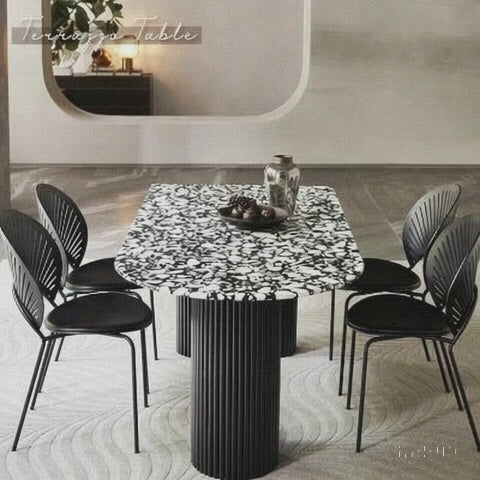 送料無料 フランフラン オーティモ ダイニングテーブル テラゾー柄 88269 送料無料 フランフラン オーティモ ダイニングテーブル テラゾー