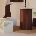 Casaconer | 伸縮式ペーパーベンチ・幅120~250cm・折りたたみ可能・軽量設計・コンパクト収納・スタイリッシュデザイン・紙素材使用・ホワイト/ブラウン