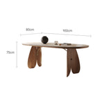 Casaconer | セラミックダイニングテーブル天然木材脚