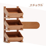 Casaconer | オープンラック・おしゃれ・北欧・木製・本棚・大容量・省スペース・シェルフ