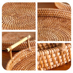 Casaconer | ラタン・おしゃれ・北欧・SMLサイズ・フルーツバスケット・お菓子入れ・果物かご・かご