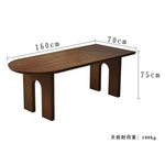 Casaconer | ダイニングテーブル・木製・天然木・木製テーブル・シンプル・ダイニング・4人掛け・幅140・160・180・高さ75