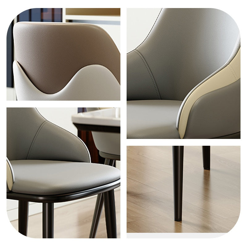 チェア 4脚セット ダイニングチェア 2脚セット 椅子 おしゃれ pu レザー チェア　デスクチェア 北欧 おしゃれ 疲れない 背もたれ ホワイト 白 パソコンチェア モダン イス 高級感