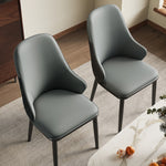 チェア 4脚セット ダイニングチェア 2脚セット 椅子 おしゃれ pu レザー チェア　デスクチェア 北欧 おしゃれ 疲れない 背もたれ ホワイト 白 パソコンチェア モダン イス 高級感