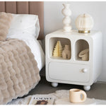 Casaconer | サイドテーブル・モダン・おしゃれ・韓国風・収納付き・寝室・小物収納・収納・幅50