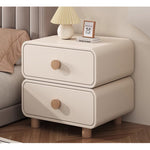 ナイトテーブル,サイドテーブル,合皮,収納,リビング,寝室,ベッドルーム,クリーム風,キュート,安い