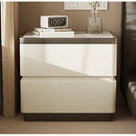 Casaconer | サイドテーブル・puレザー・北欧・おしゃれ・シンプル・韓国・収納・幅40